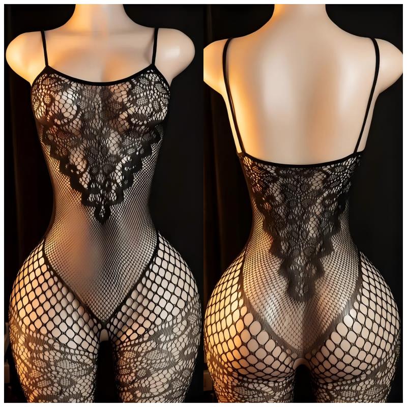 Conjunto de lingerie sexy para - Bodystocking Fishnet avaliação e preço